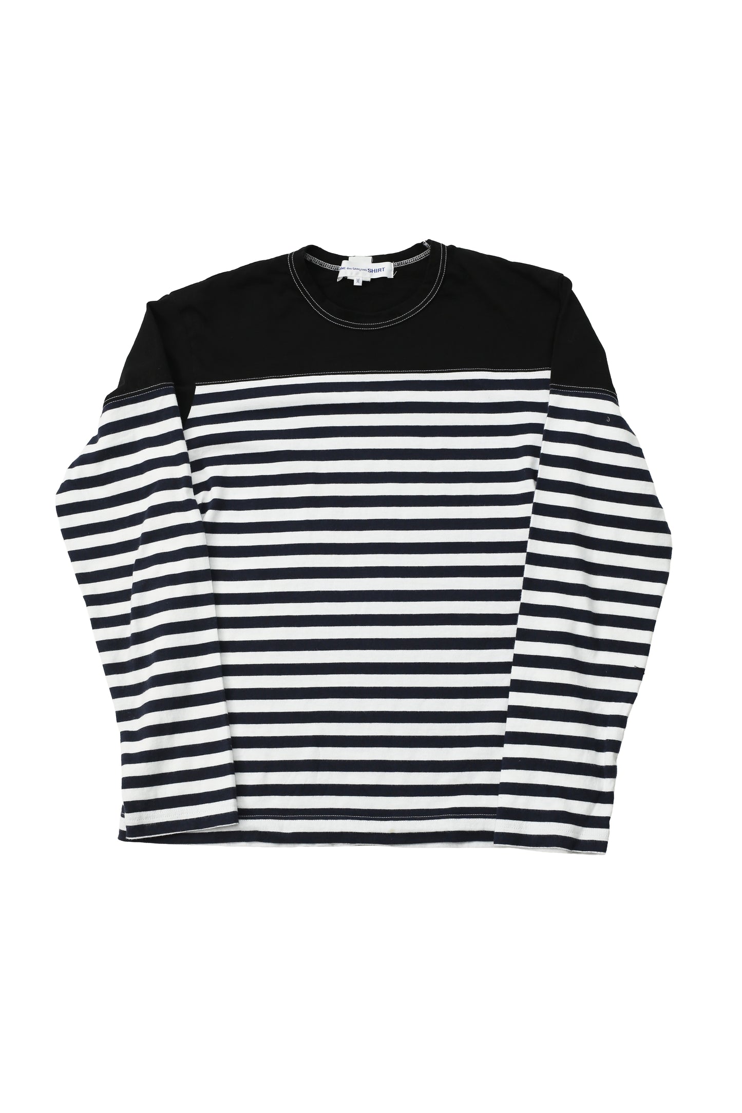COMME DES GARCONS SHIRT - BORDER L/S TEE