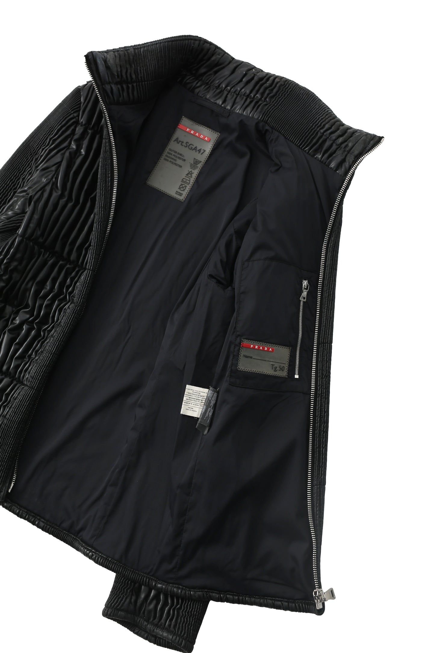 Prada - coated quilting down jacket