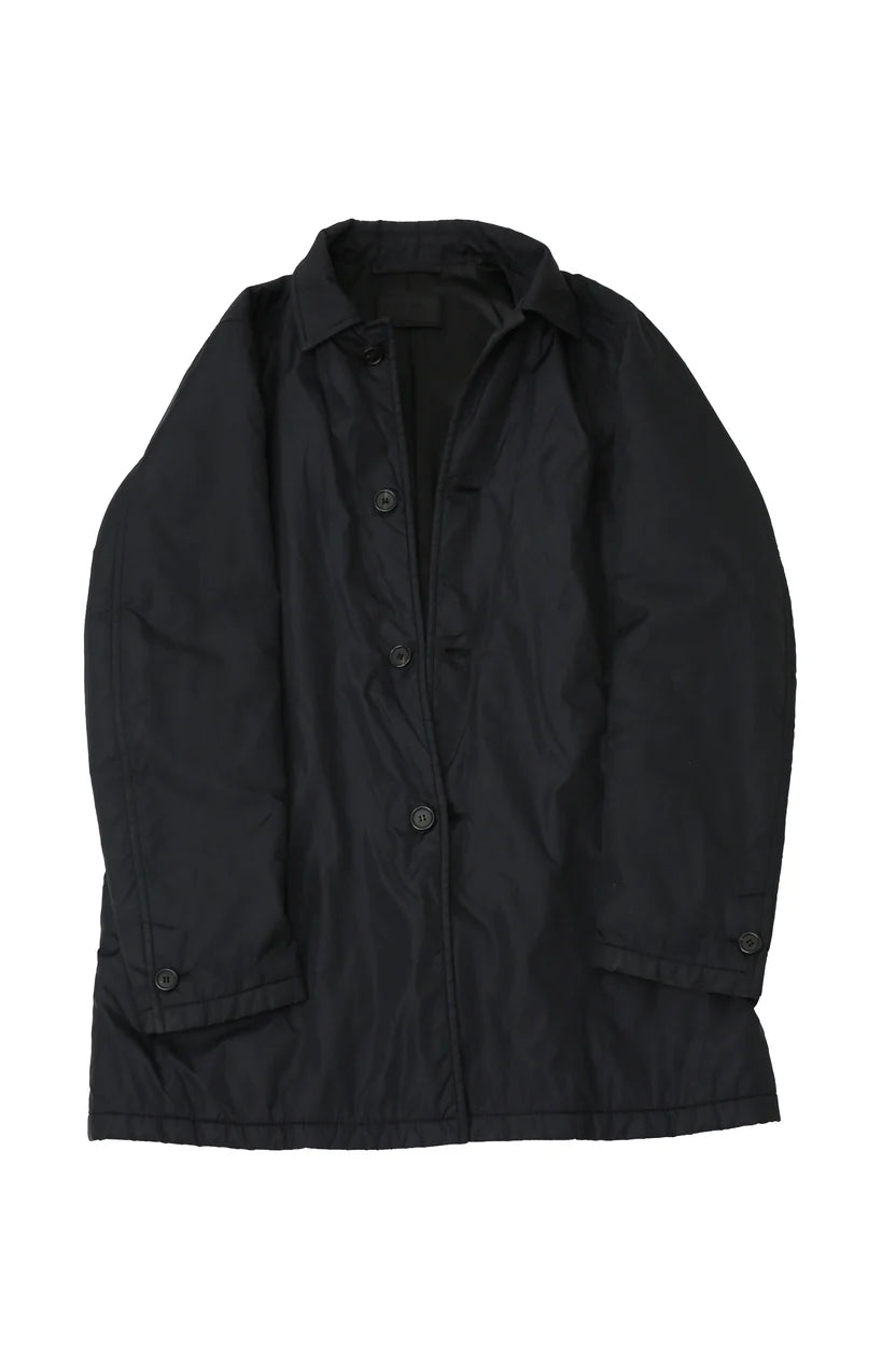 Prada - stein collar nylon coat