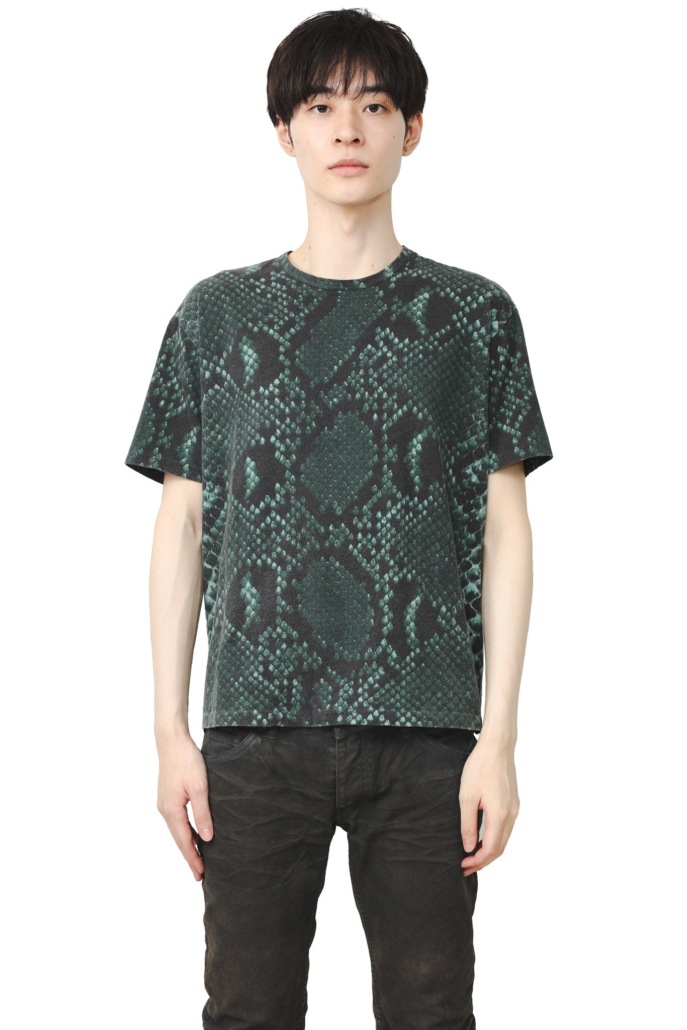 JIL SANDER BY RAF SIMONS - PYTHON TEE – v・・t・-l