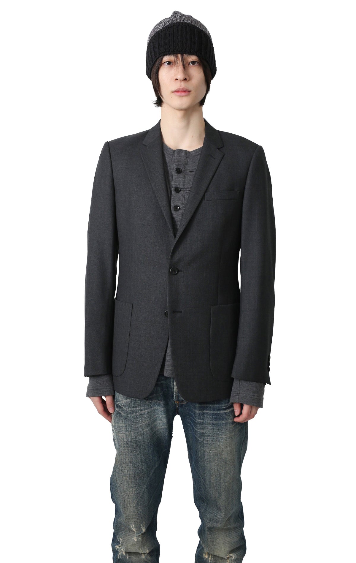 PRADA - GREY TAILORED JACKET