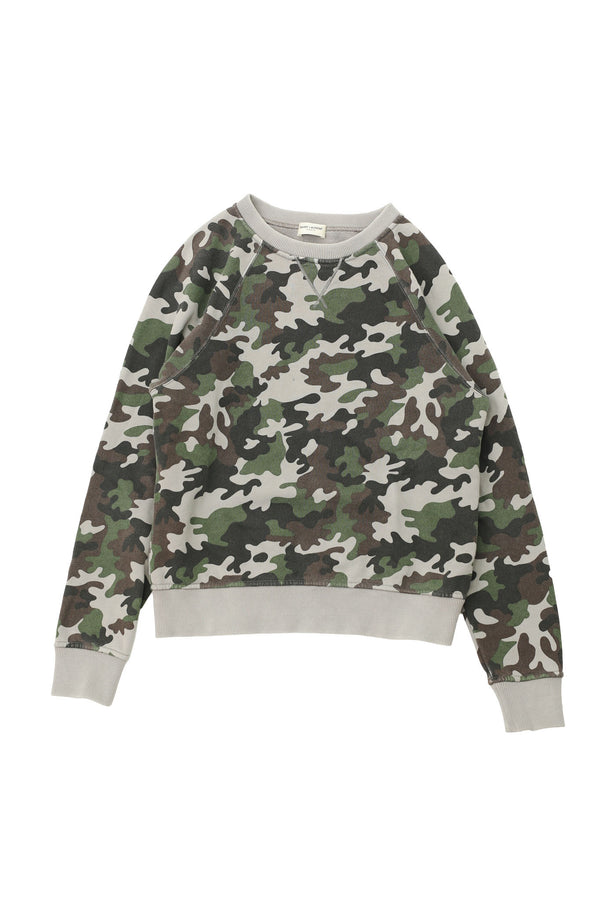 SAINT LAURENT PARIS - CAMO SWEATSHIRT
