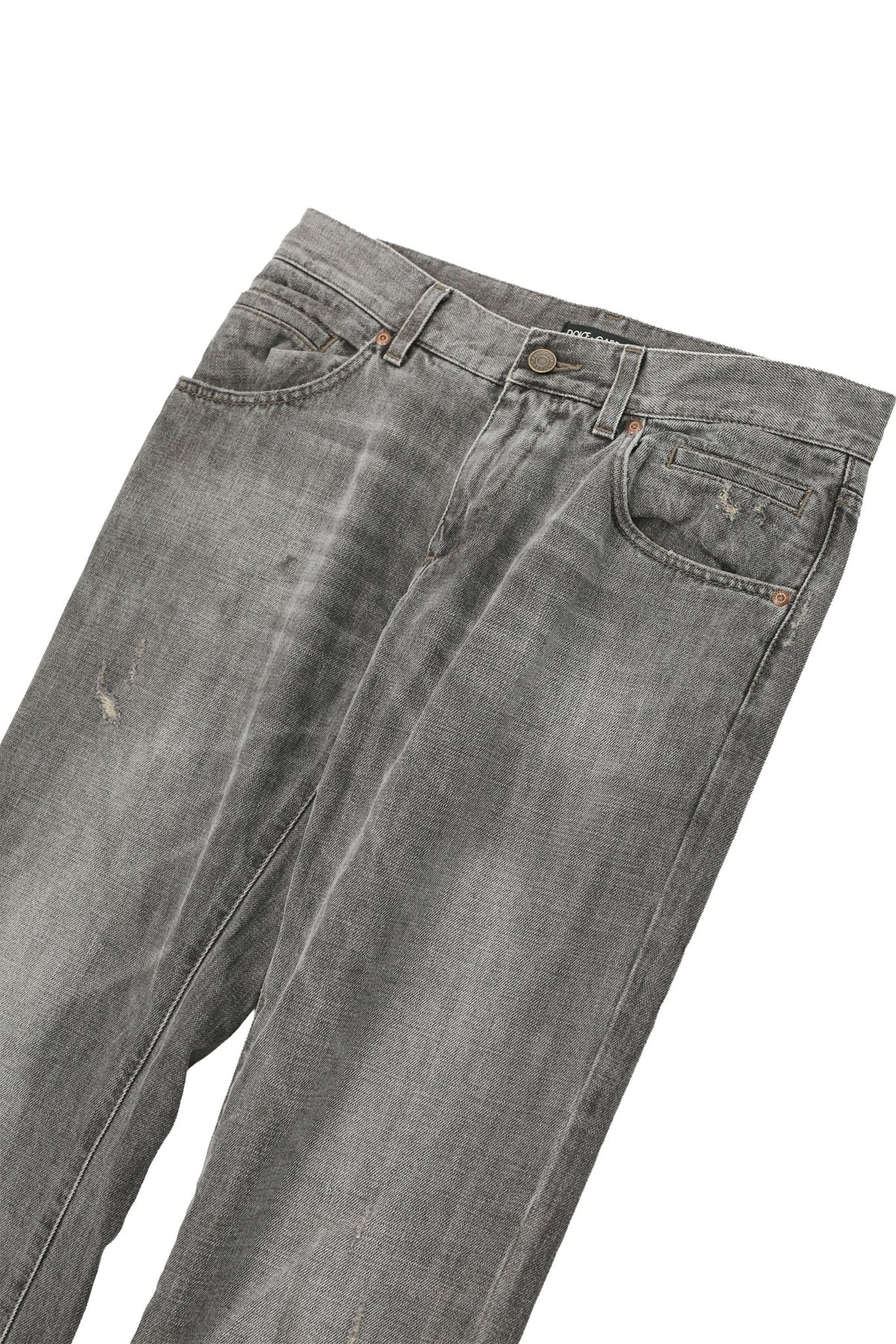 DOLCE&GABBANA FADDED STRAIGGHT JEANS