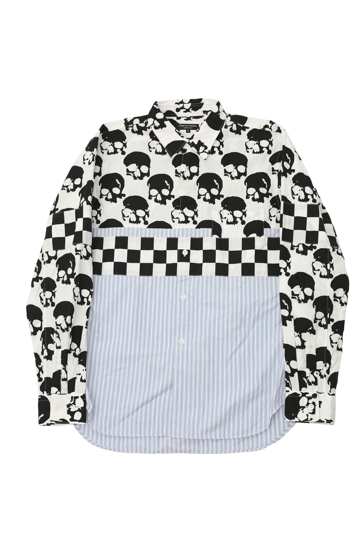 COMME DES GARCONS HOMME PLUS - SKULL CHECKED SHIRT