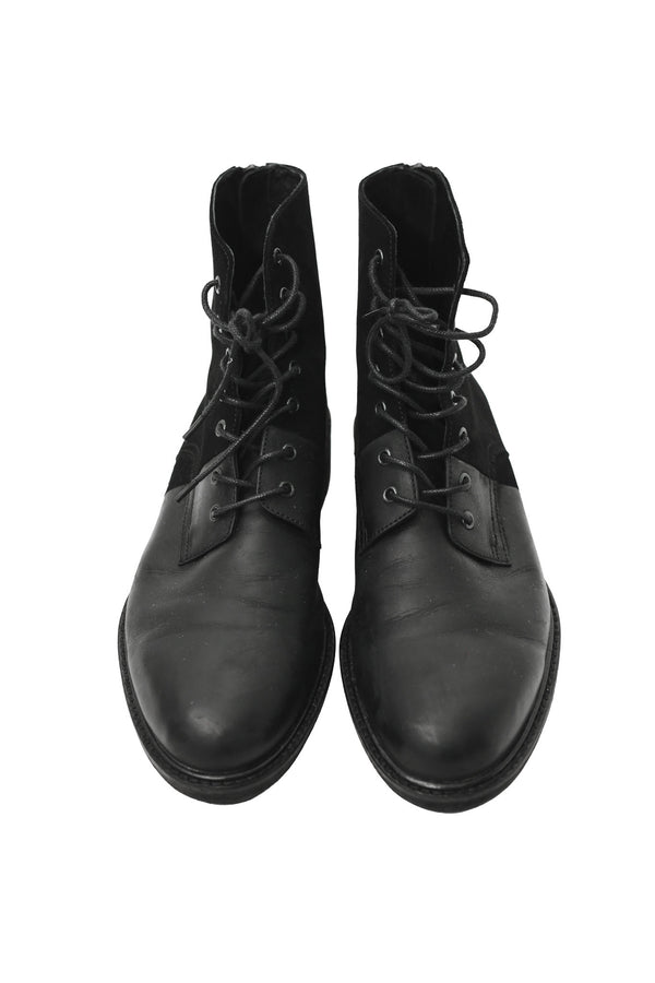 SWITCHING LEATHER BOOTS