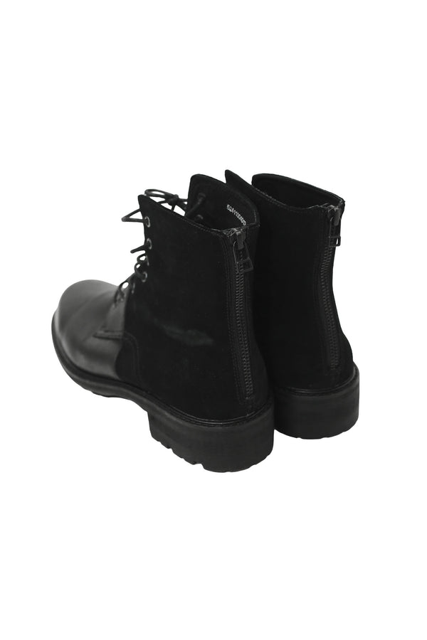 SWITCHING LEATHER BOOTS