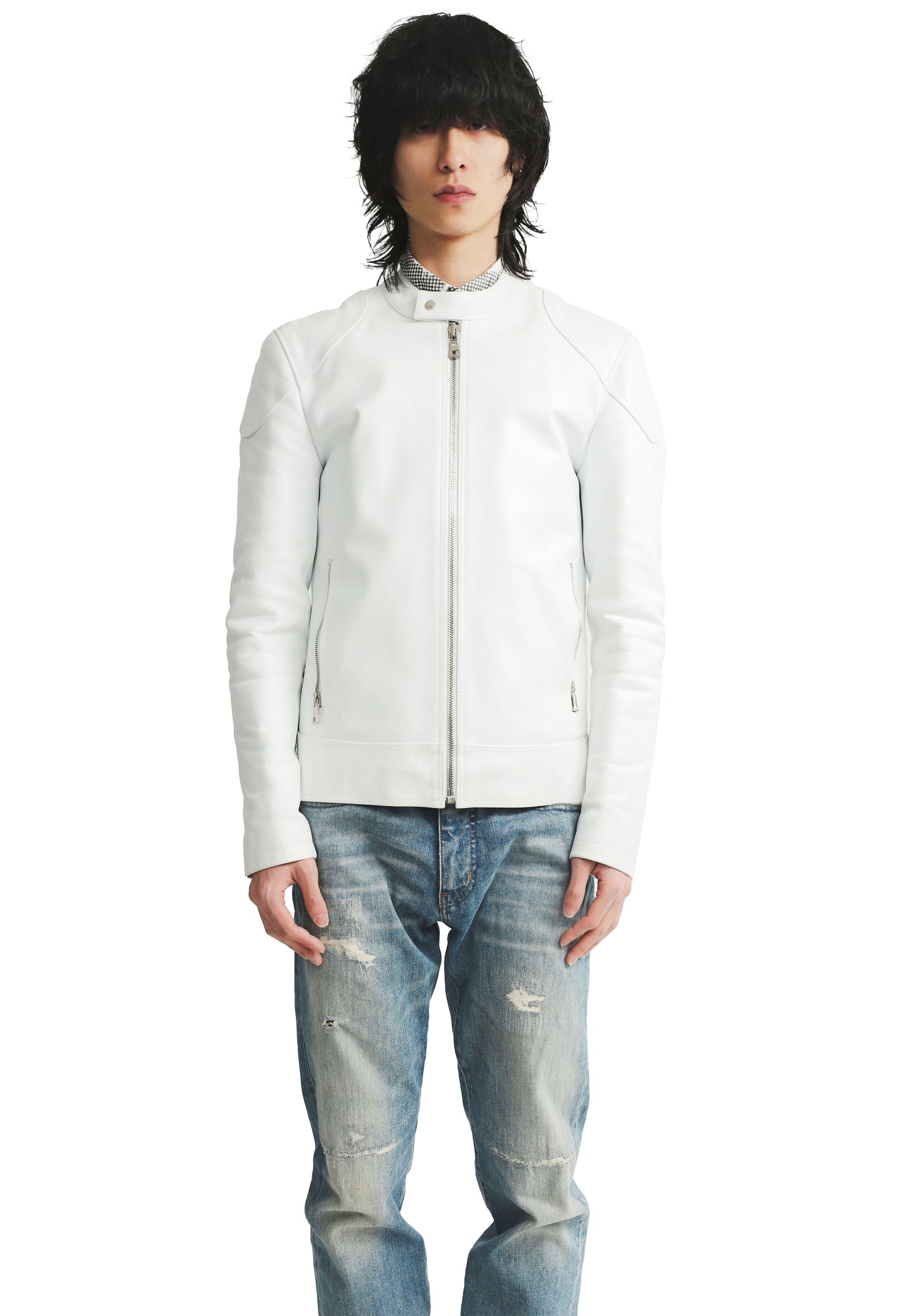 SINGLE LEATHER JACKET