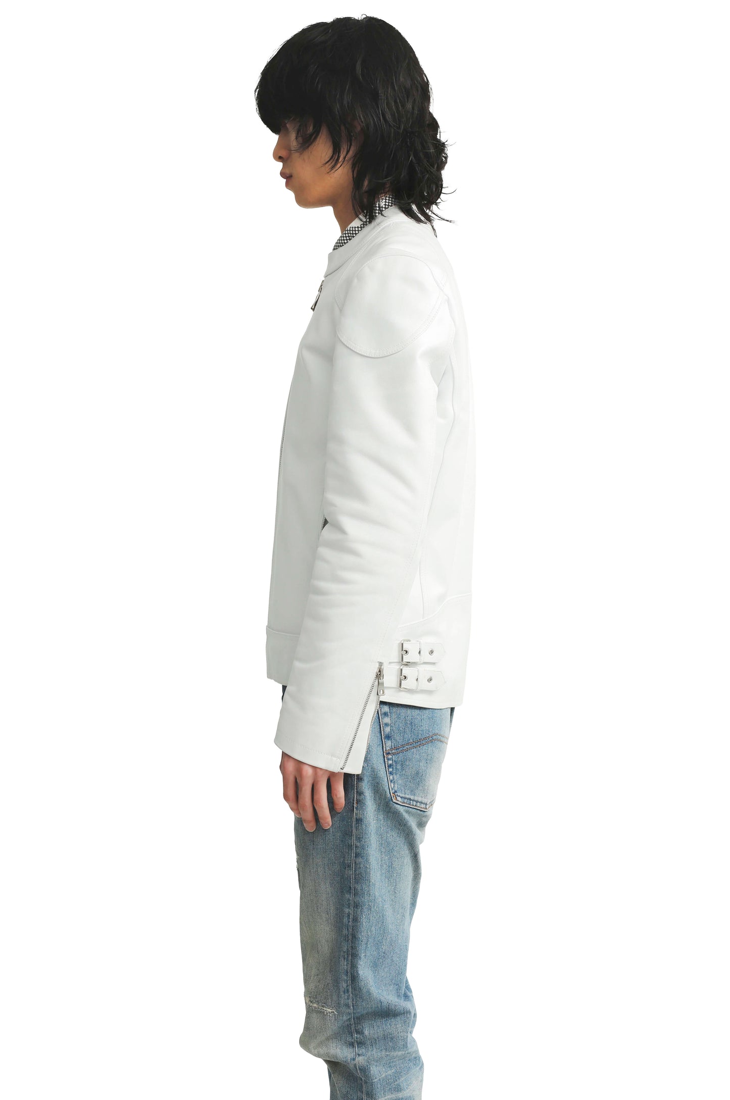 SINGLE LEATHER JACKET