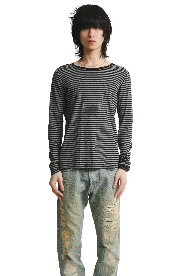 BORDER LONG SLEEVE TEE