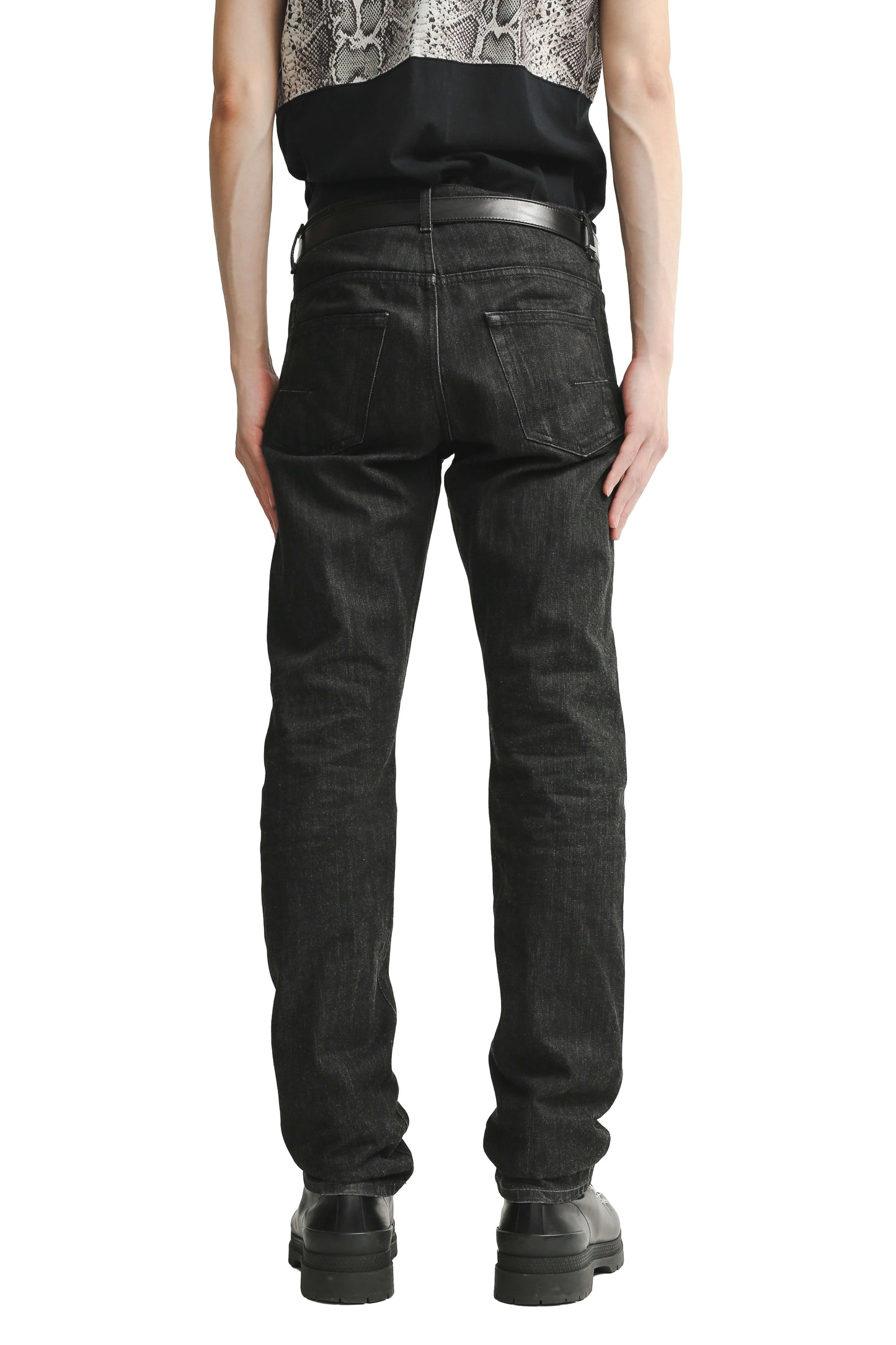 07F/W DIOR HOMME - COATED SKINNY JEANS