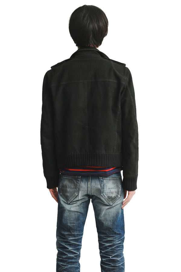 STRAP HIGH NECK MILITARY JACKET