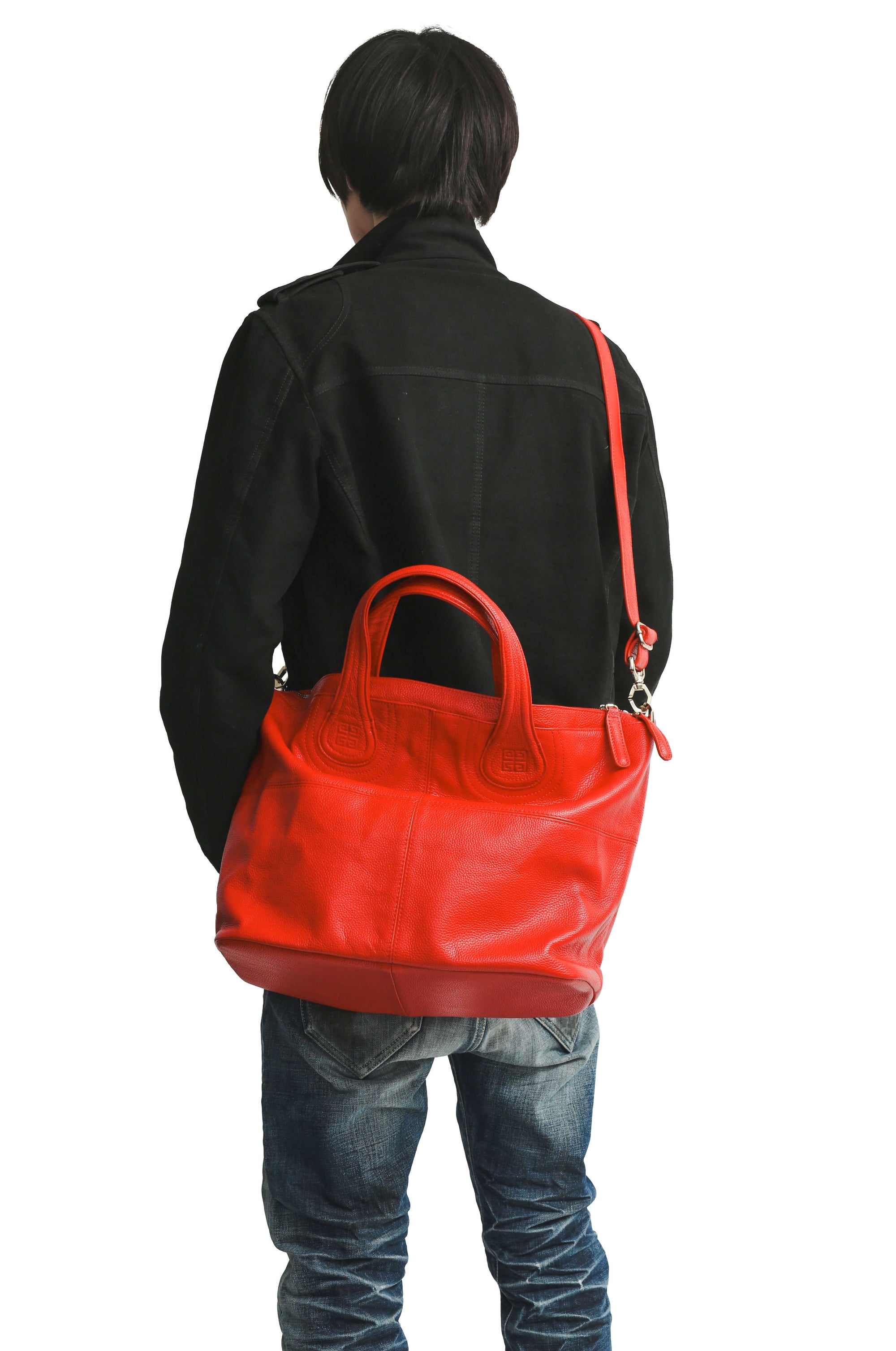 GIVENCHY - LEATHER SHOULDER BAG