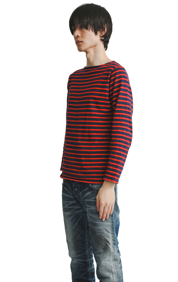 SAINT LAURENT PARIS - STRIPED L/S TEE