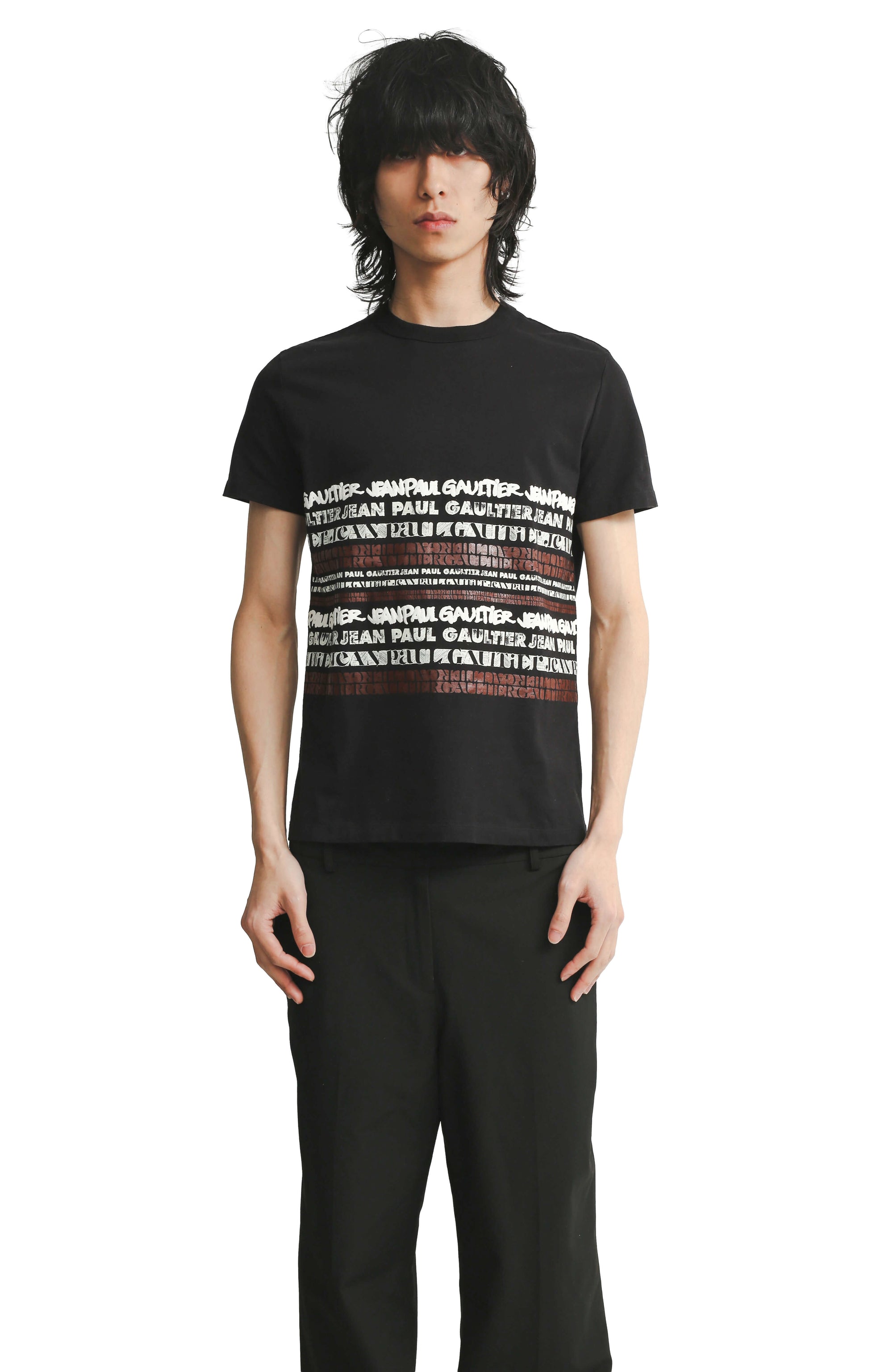 JEAN PAUL GAULTIER - GRAPHIC STRIPED TEE
