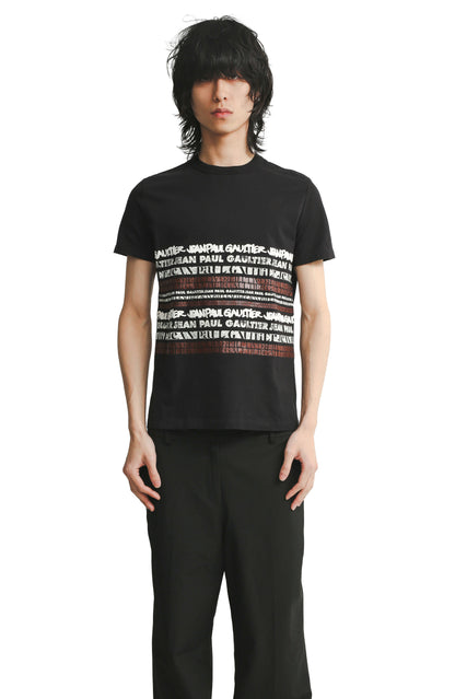 JEAN PAUL GAULTIER - GRAPHIC STRIPED TEE