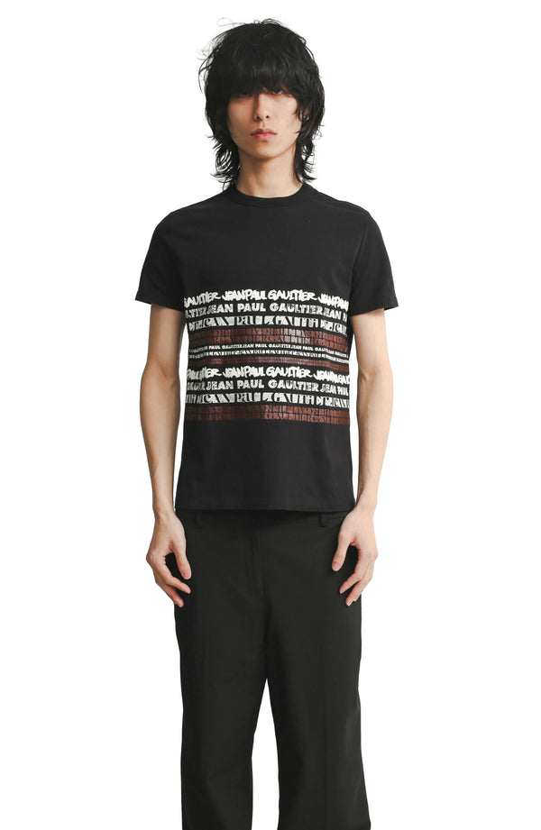 JEAN PAUL GAULTIER - GRAPHIC STRIPED TEE