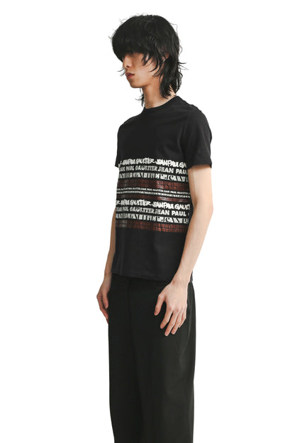 JEAN PAUL GAULTIER - GRAPHIC STRIPED TEE