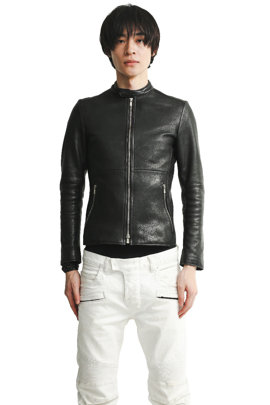 TIGHT SINGLE LEATHER JACKET