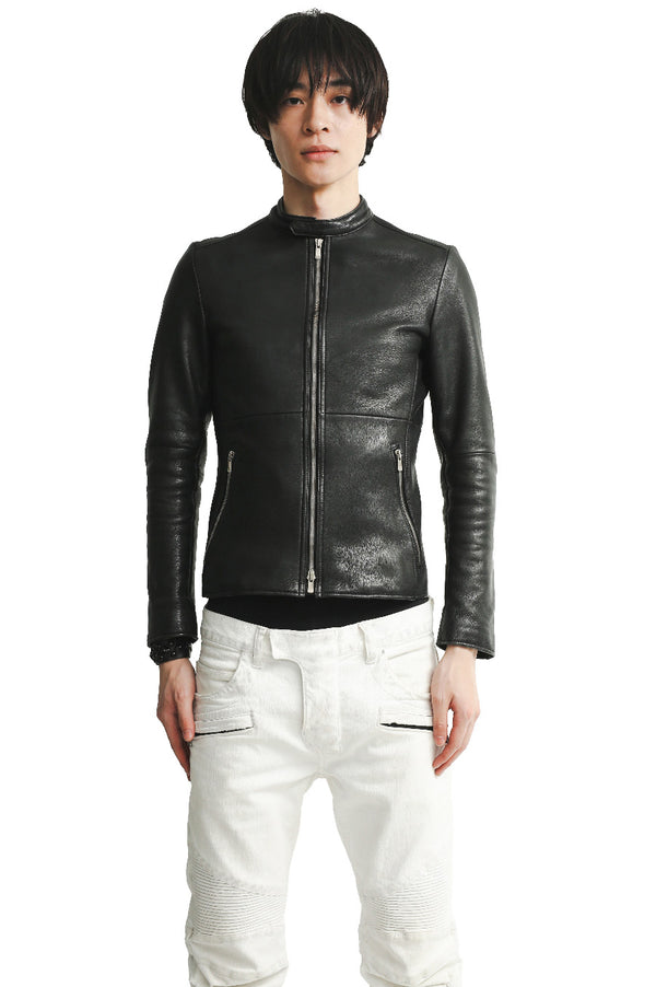 TIGHT SINGLE LEATHER JACKET