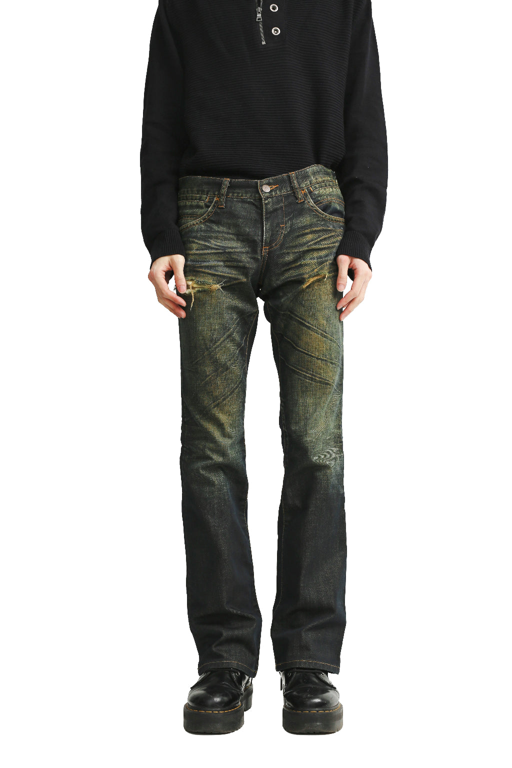 TORNADO MART - FADED SKINNY JEANS