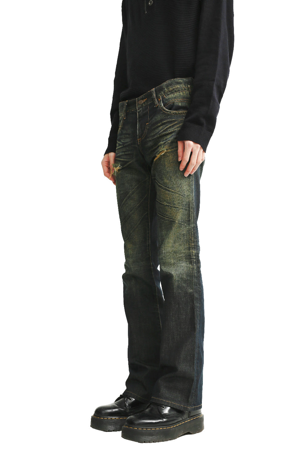 TORNADO MART - FADED SKINNY JEANS