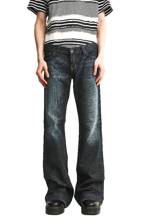 FADED FLARE JEANS