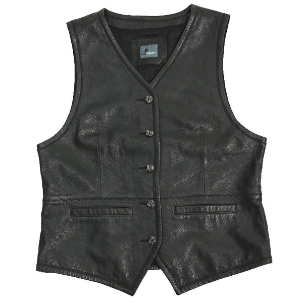 LEATHER GILET
