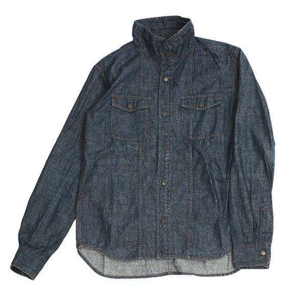 FINAL HOME - HIGH NECK DENIM SHIRT