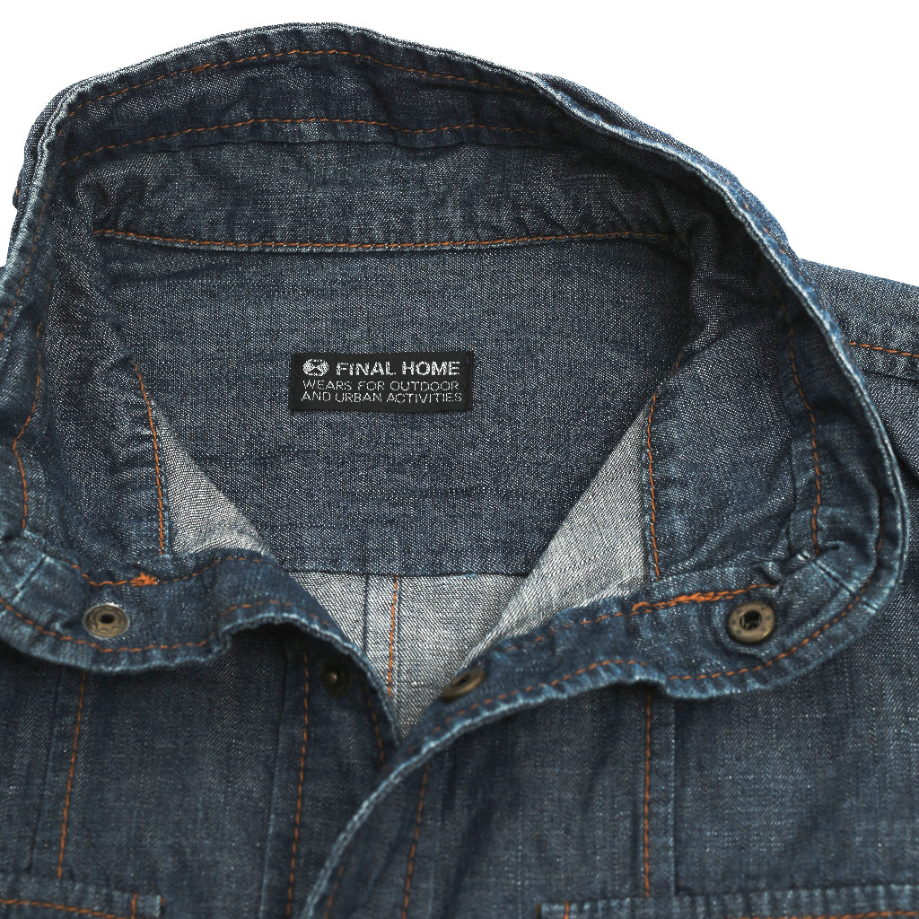 FINAL HOME - HIGH NECK DENIM SHIRT
