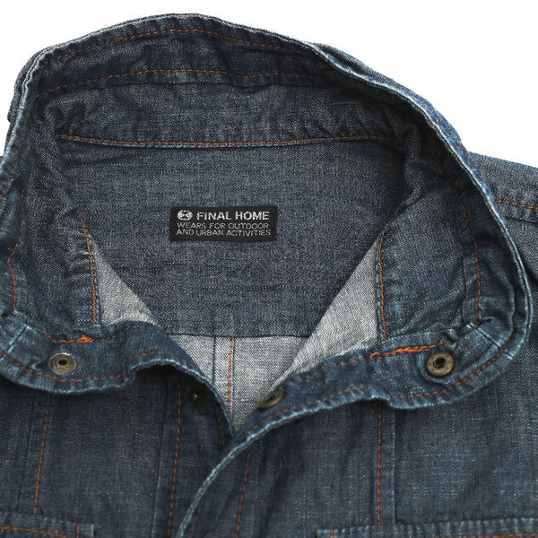 FINAL HOME - HIGH NECK DENIM SHIRT