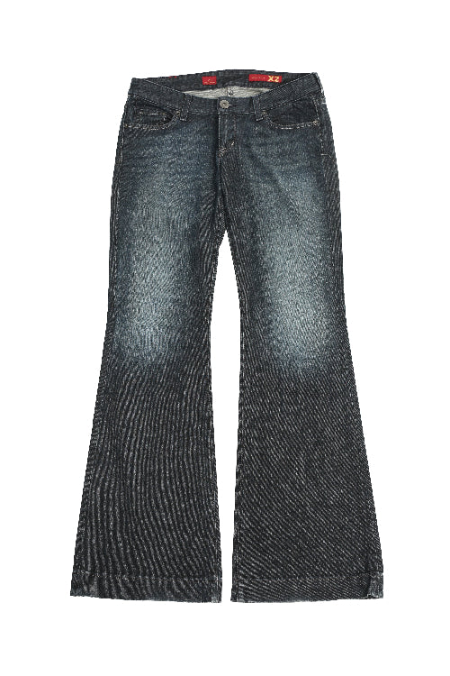 FADED FLARE JEANS