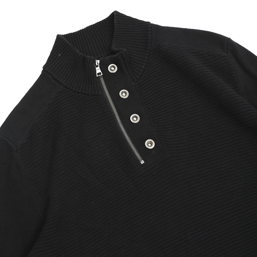 HALF ZIP SWEATER