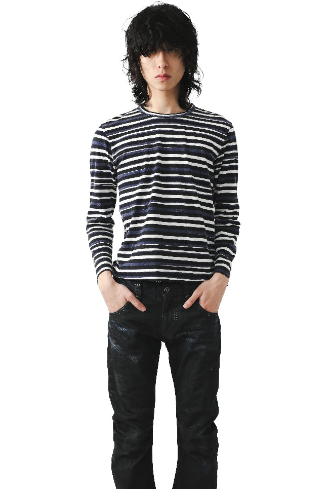 COMME DES GARCONS SHIRT - BORDER L/S TEE