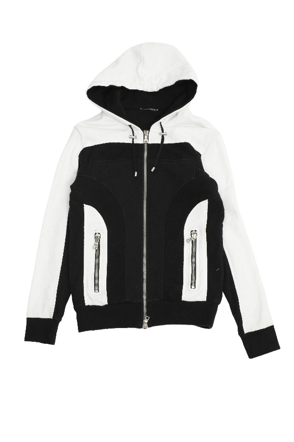 BALMAIN - BI COLOR SWEAT HOODIE