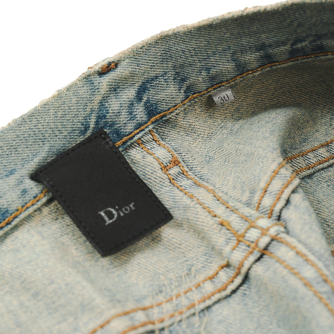 06S/S DIOR HOMME - CRASHED SKINNY JEANS
