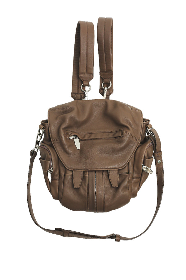 ALEXANDER WANG - LEATHER BACKPACK