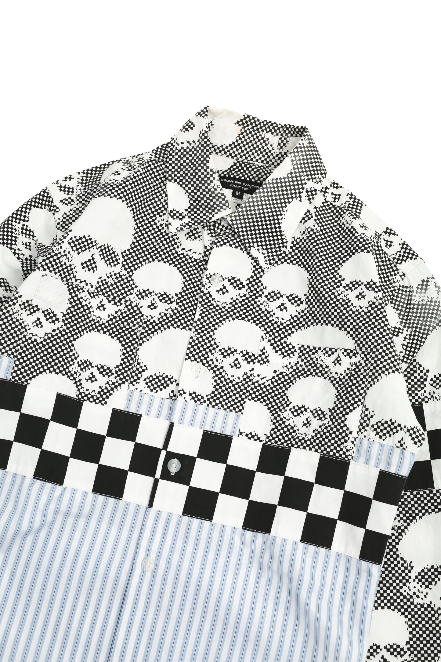 AD2005 COMME DES GARCONS HOMME PLUS - SKULL STRIPED SHIRT
