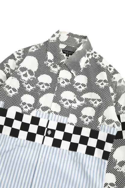 AD2005 COMME DES GARCONS HOMME PLUS - SKULL STRIPED SHIRT