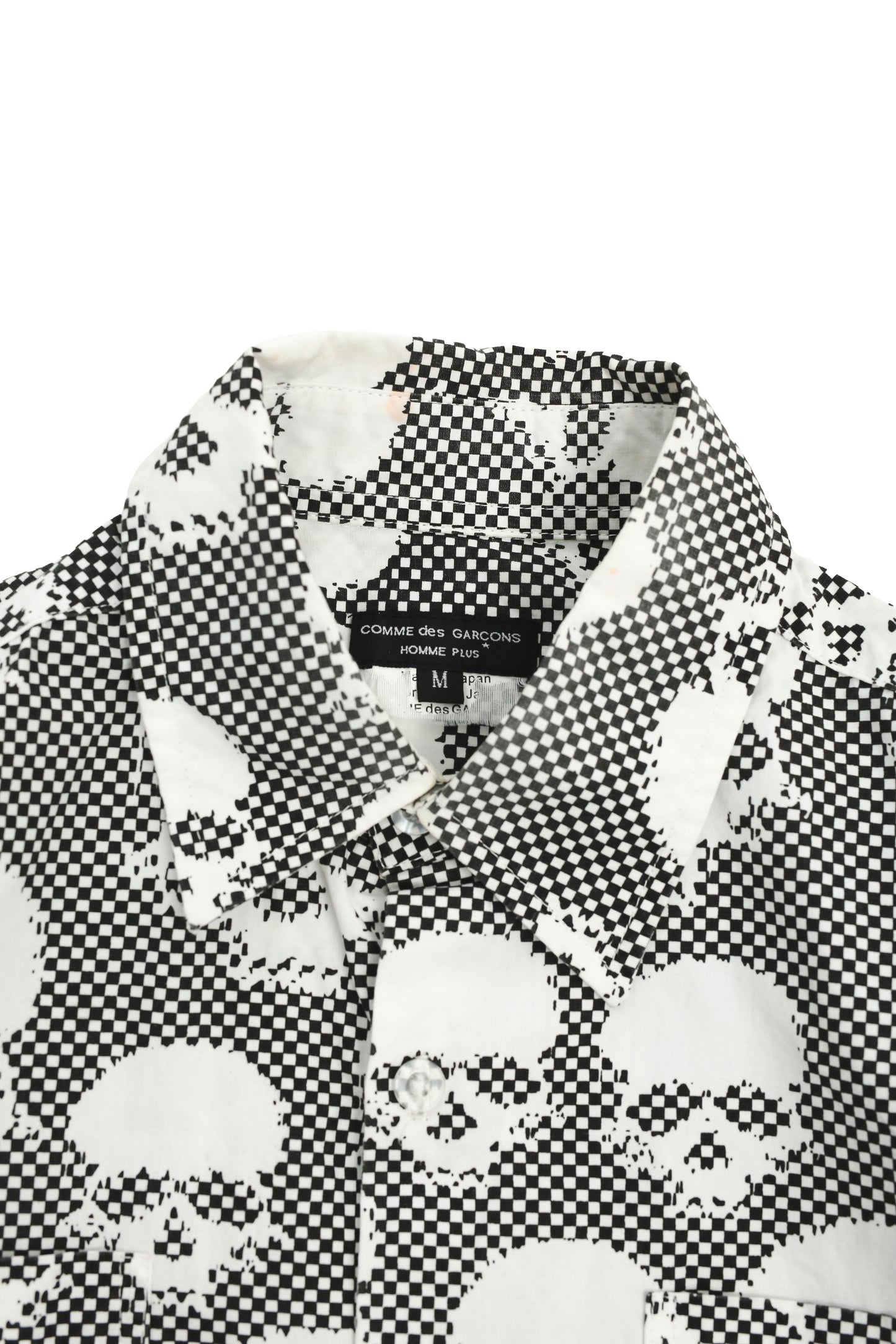 AD2005 COMME DES GARCONS HOMME PLUS - SKULL STRIPED SHIRT