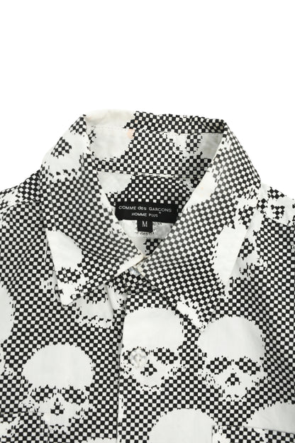 AD2005 COMME DES GARCONS HOMME PLUS - SKULL STRIPED SHIRT