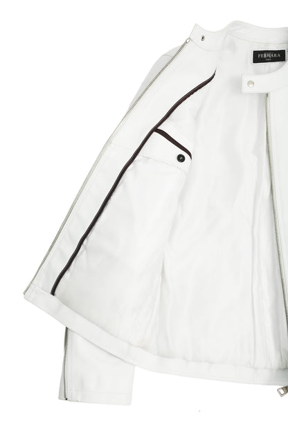 SINGLE LEATHER JACKET