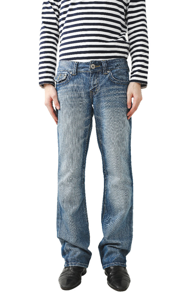VINTAGE FADED STRAIGHT JEANS