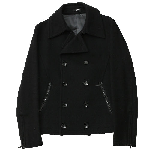 TORNADO MART - WOOL SHORT PEA COAT