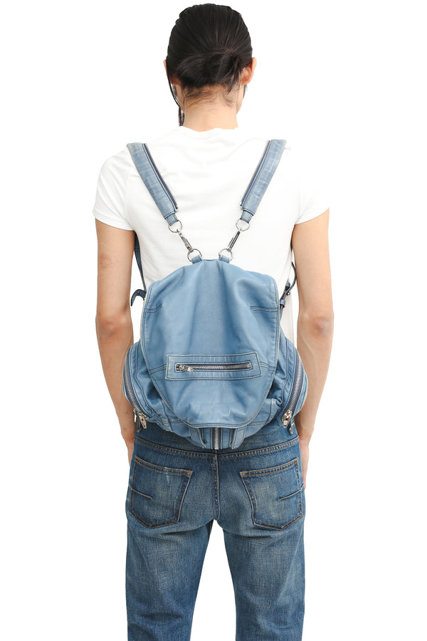 ALEXANDER WANG - 2WAY LEATHER BACKPACK