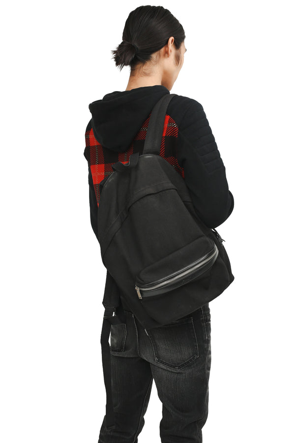 SAINT LAURENT PARIS - LEATHER BLEND BACKPACK