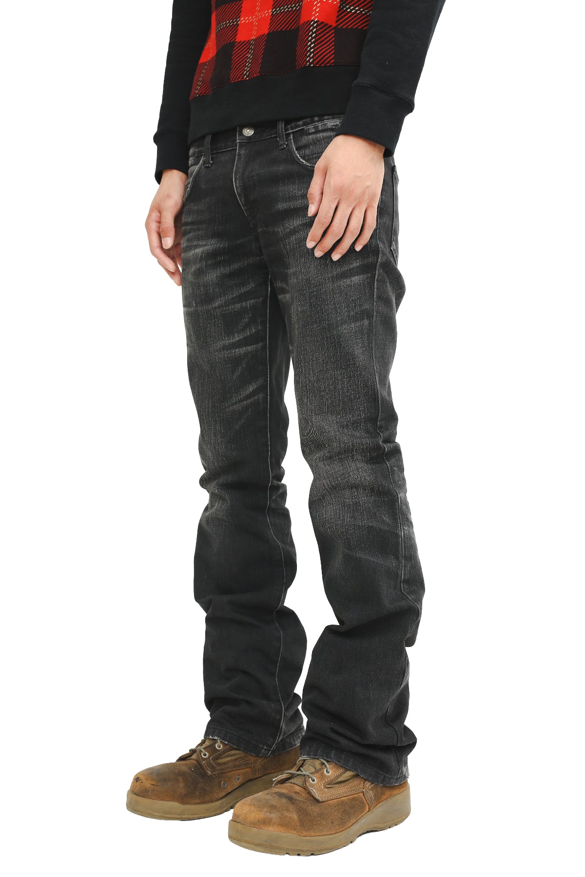 TORNADO MART - GREY FADED JEANS