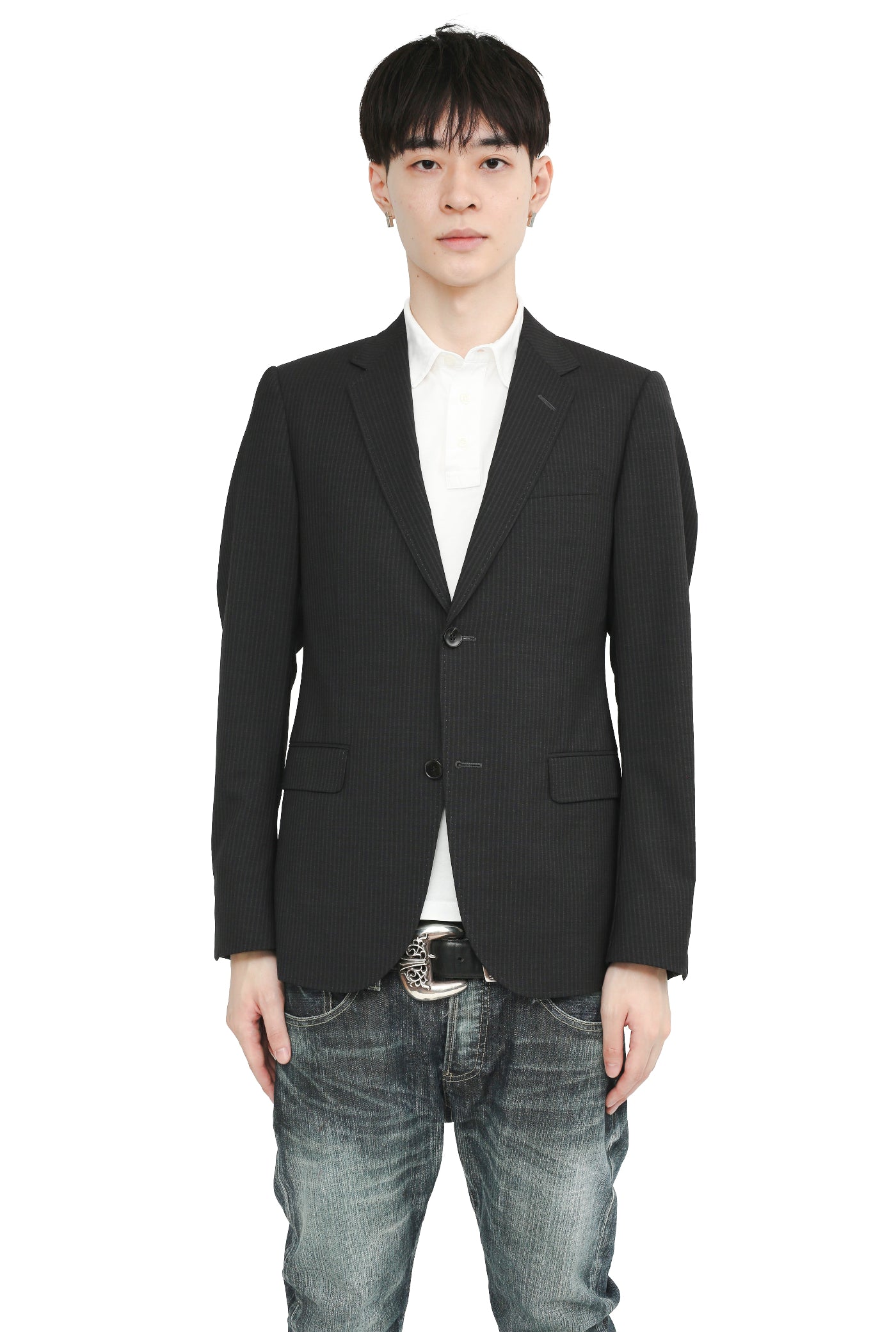 GUCCI - STRIPED TAILORED JACKET
