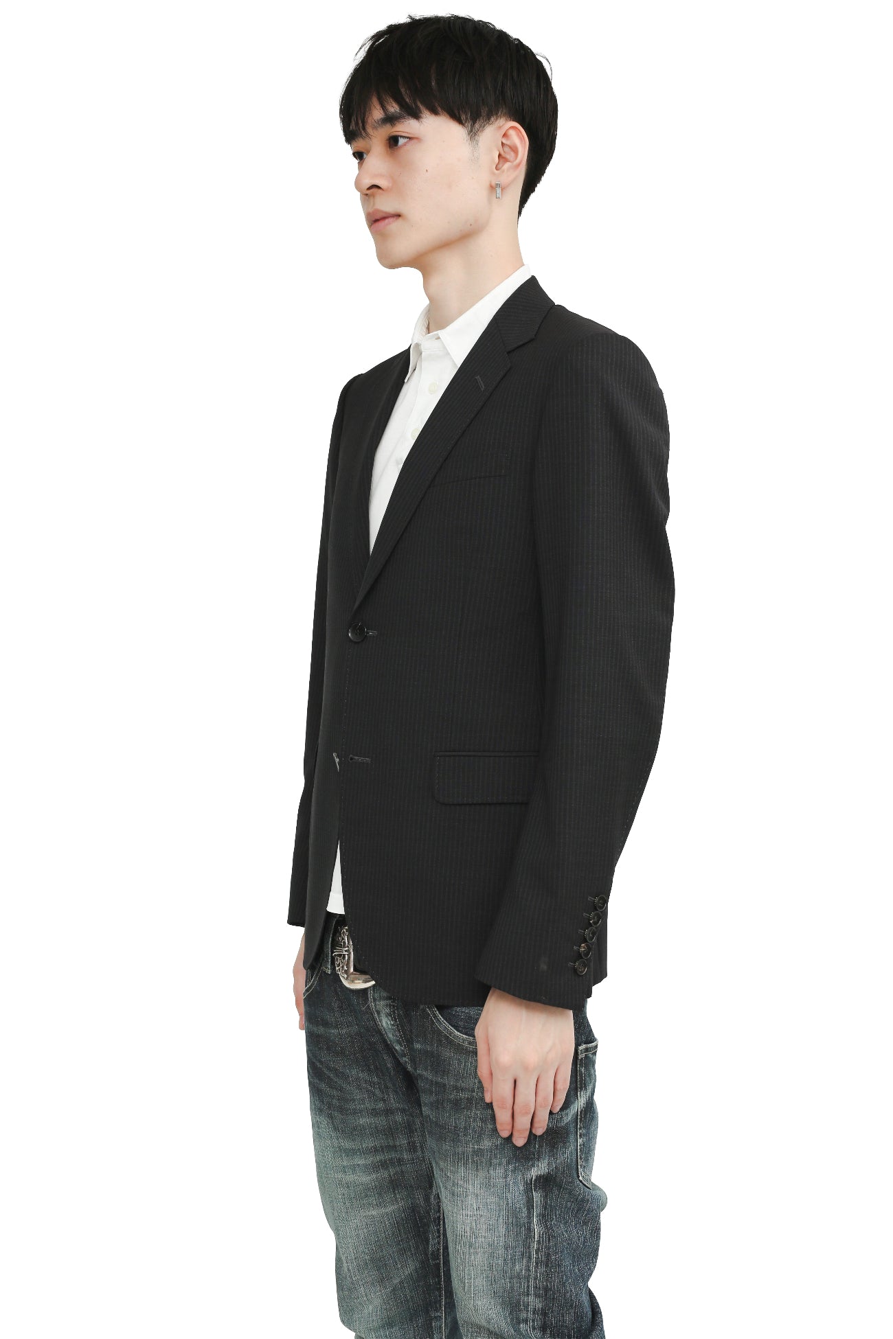 GUCCI - STRIPED TAILORED JACKET