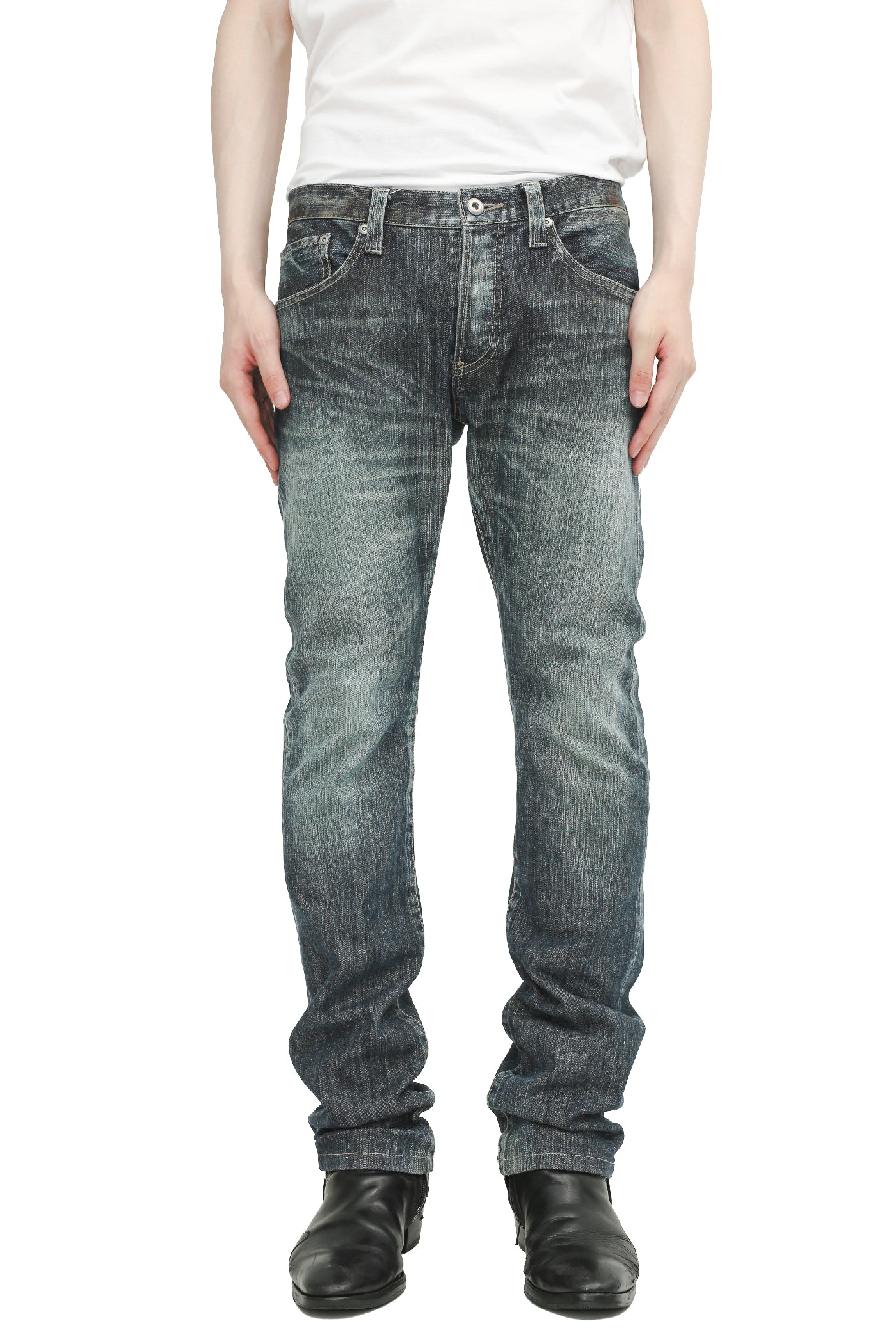 TORNADO MART - FADED SKINNY JEANS