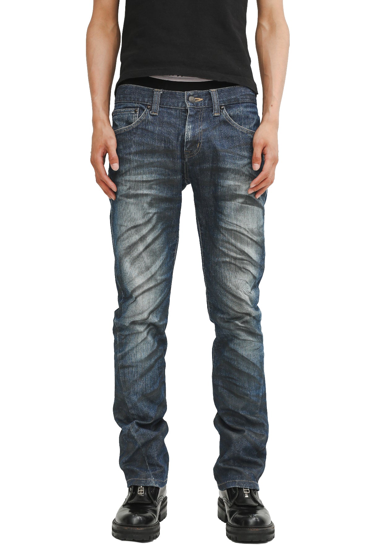 TORNADO MART - FADED SKINNY JEANS